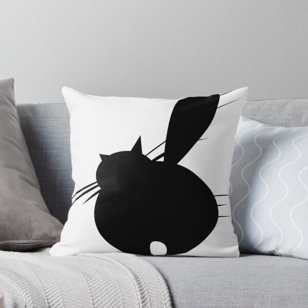 Item preview, Black cat posing backside designed and sold by josieburden.