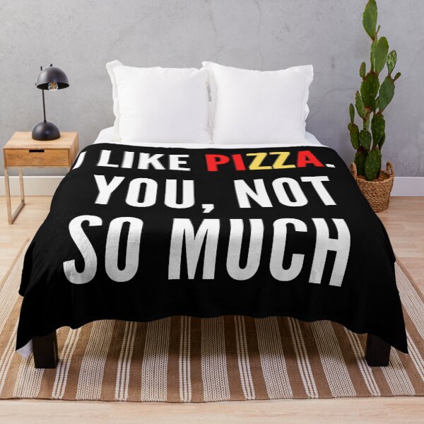 Item preview, I Like Pizza Not So Much You Funny Sarcastic Pizza Hydro Sticker designed and sold by BoomDesignsUS.