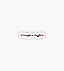 Puggle love! Snuggle a Puggle - the best of Pugs and Beagles Sticker