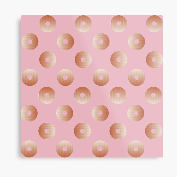Chocolate donuts with dulce de leche Metal Print
