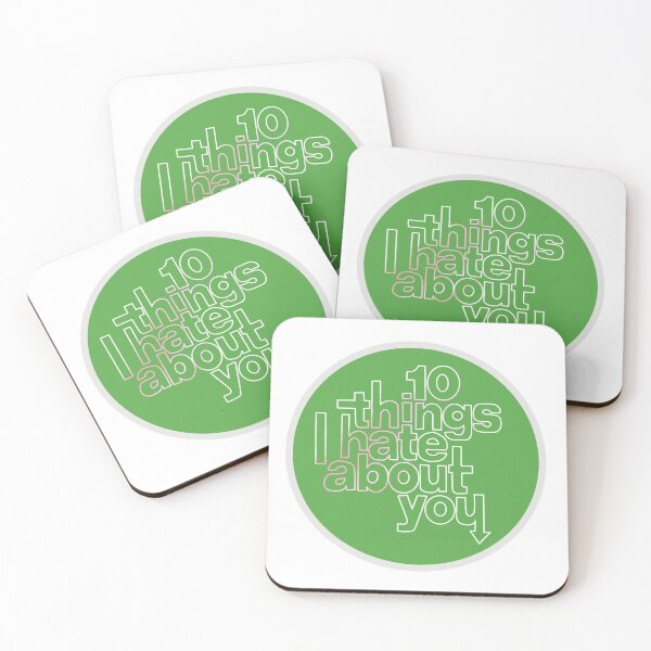 Item preview, 10 Things Green & Pink Circle designed and sold by mksapata.