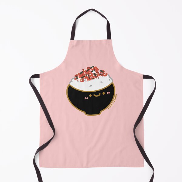 Item preview, Kawaii Happy Japanese rice Cherry Blossom furikake rice seasoning bowl designed and sold by Marie-c-doodles.