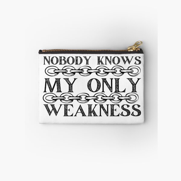 Item preview, Nobody Knows My Only Weakness Black Chains Design designed and sold by SweetAndSpice.