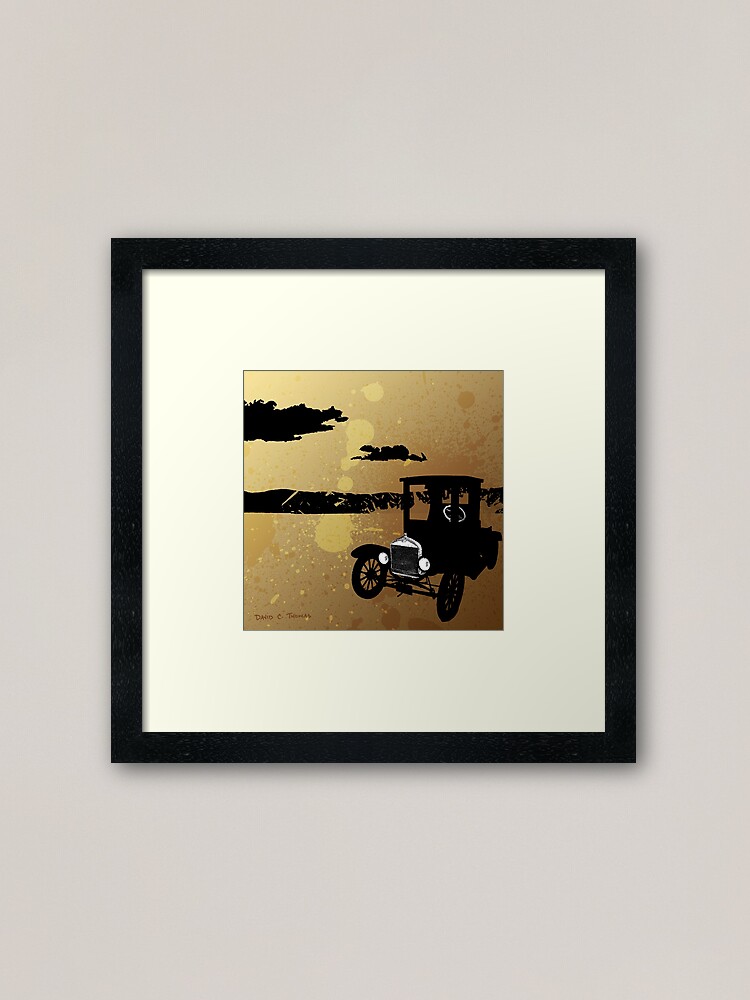 Alternate view of Model T 2011 Framed Art Print
