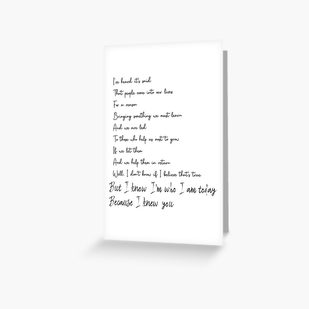 For Good - Wicked the Broadway musical Art Print