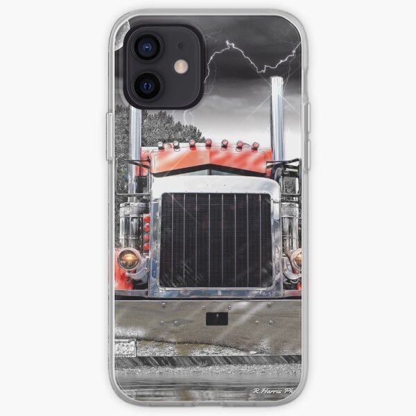 Peterbilt Front End Abstract iPhone Soft Case