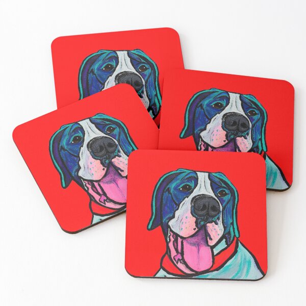 Item preview, Great Dane Goliath over Red designed and sold by Amanda A. Anthony.