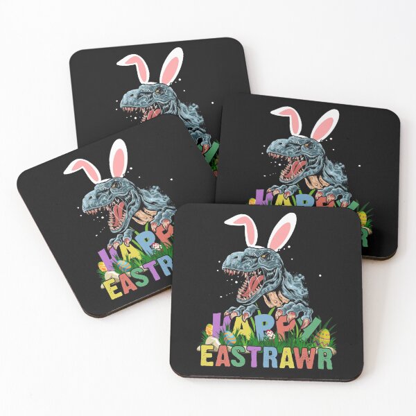 Item preview, Happy Eastrawr Costume Cute T Rex Dinosaur Easter Bunny Egg designed and sold by PrintOfi.