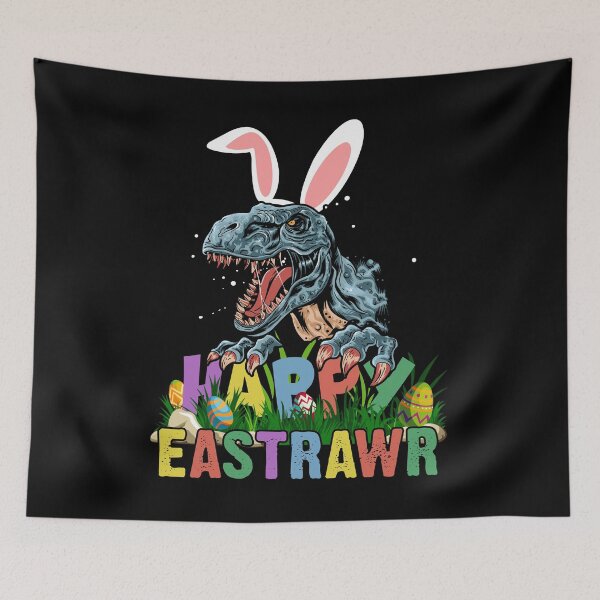 Item preview, Happy Eastrawr Costume Cute T Rex Dinosaur Easter Bunny Egg designed and sold by PrintOfi.