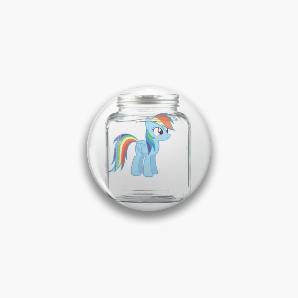 rainbow dash jar 