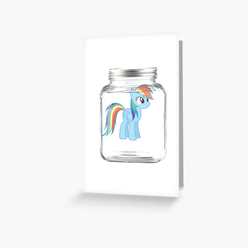 rainbow dash jar 