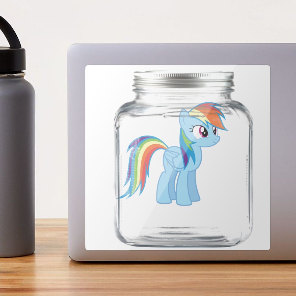 rainbow dash jar 