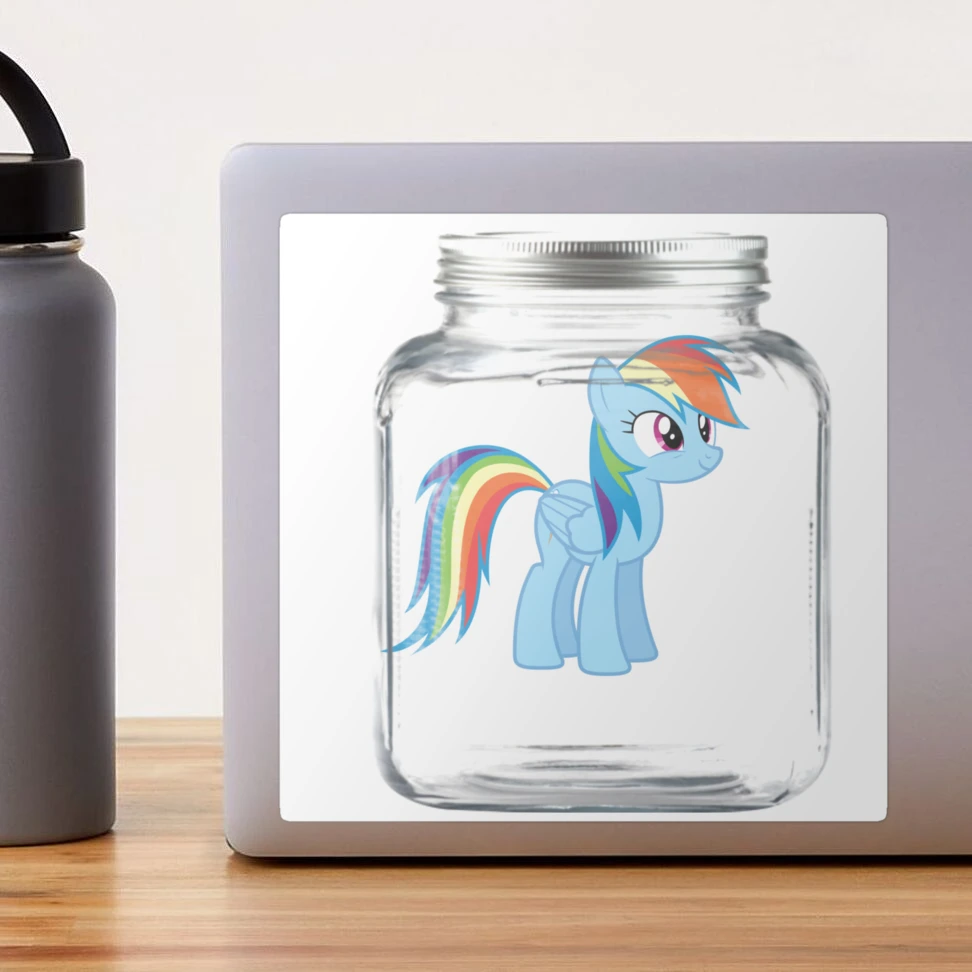 rainbow dash jar 