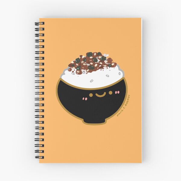 Item preview, Cuenco de condimentos de arroz furikake de arroz japonés Happy Kawaii designed and sold by Marie-c-doodles.