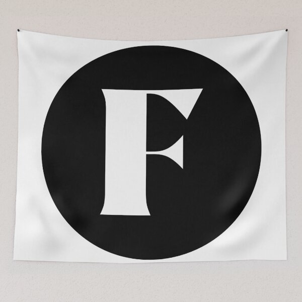 Item preview, F (Letter Initial Monogram)  designed and sold by Texterns.