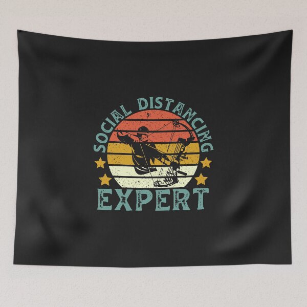 Item preview, Vintage Retro Archery Social Distancing Expert designed and sold by DreamColor.