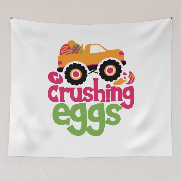 Item preview, Crushing Eggs Easter Truck Tee, Cute Happy Easter Day Design designed and sold by PrintOfi.