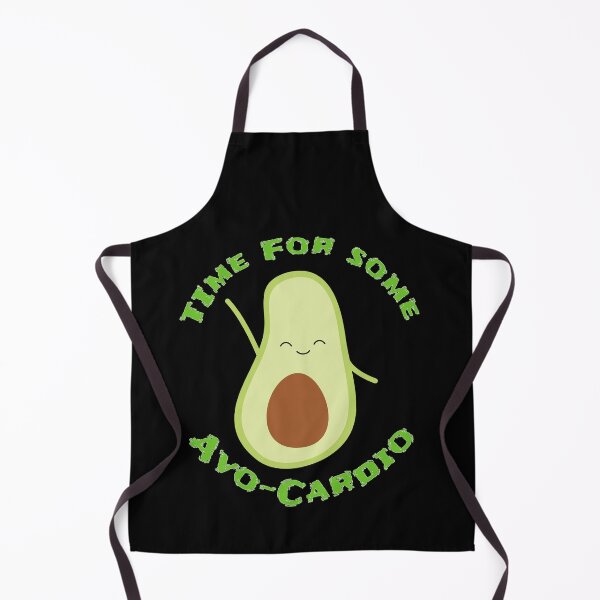 Item preview, Funny Avocado Time For Some Avo-Cardio designed and sold by TheButtonCrew.