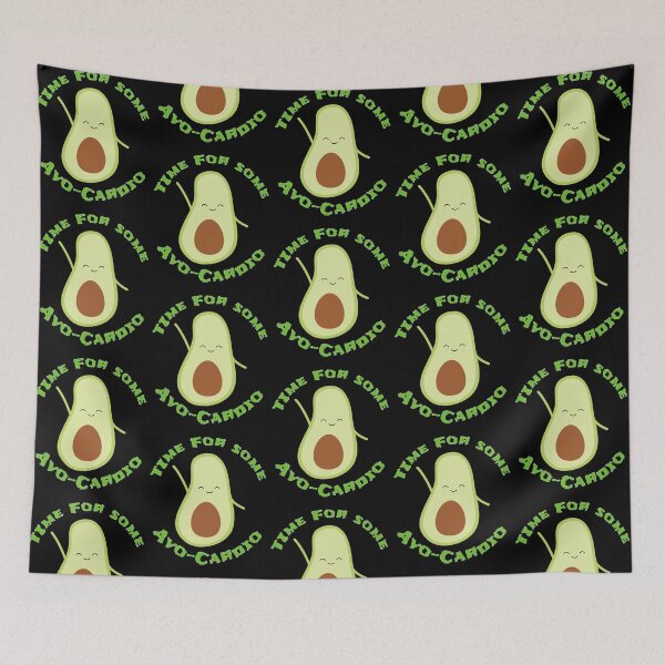 Item preview, Funny Avocado Time For Some Avo-Cardio  designed and sold by TheButtonCrew.