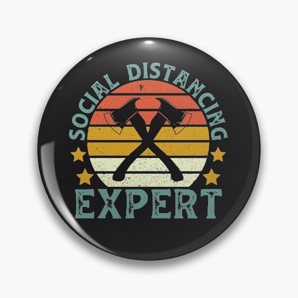 Artikelvorschau, Axe Throwing Social Distancing Experte entworfen und verkauft von DreamColor.