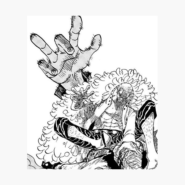 Doflamingo Jolly Roger Photographic Print By Scanwood Redbubble