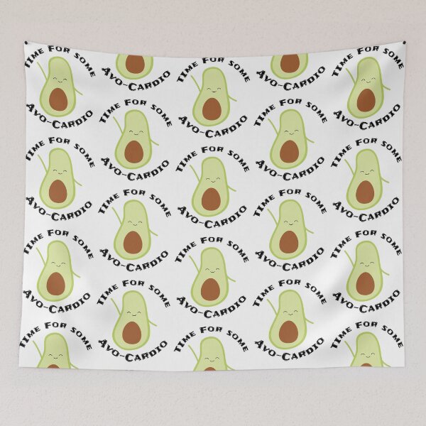 Item preview, Cute Avocado Time For Some Avo-Cardio  designed and sold by TheButtonCrew.