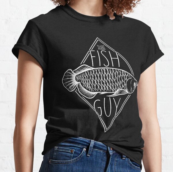 Fish on Hook T-shirt Fishing Animal Hobby T Shirt Tshirt Oversized