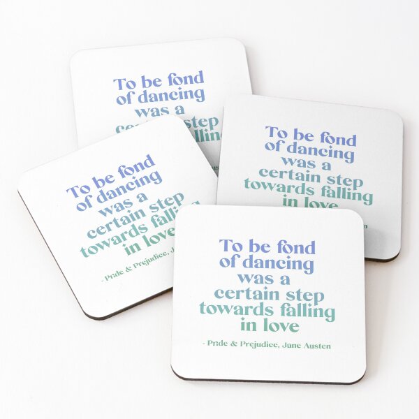 Item preview, To be fond of dancing was a certain step towards falling in love designed and sold by rissidesigns.