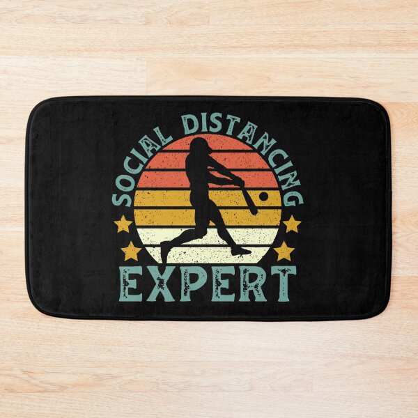 Item preview, Retro Baseball Social Distancing Expert designed and sold by DreamColor.