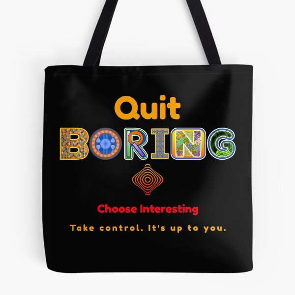 Item preview, Quit Boring Choose Interesting (Take Control) designed and sold by artfulnotebook.