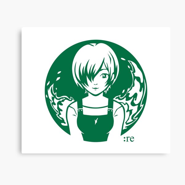 Café Re Logo - Tokyo Ghoul Re Starbucks Parody Canvas Print