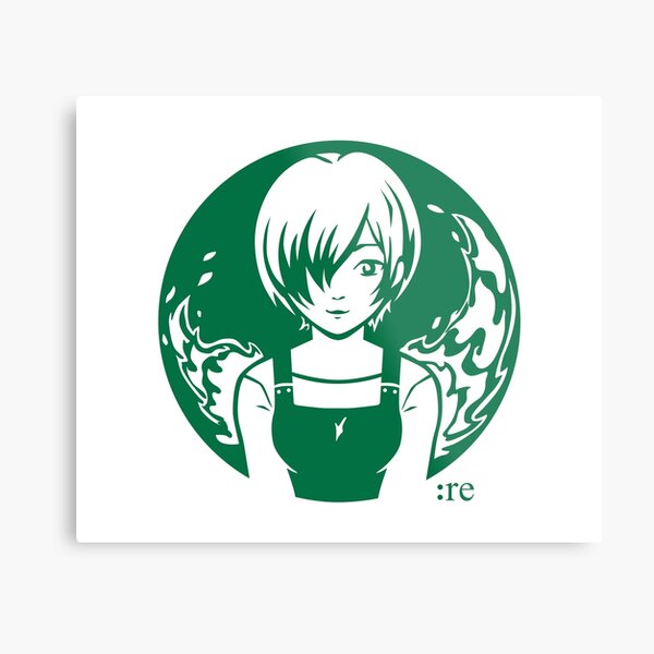 Café Re Logo - Tokyo Ghoul Re Starbucks Parody Metal Print