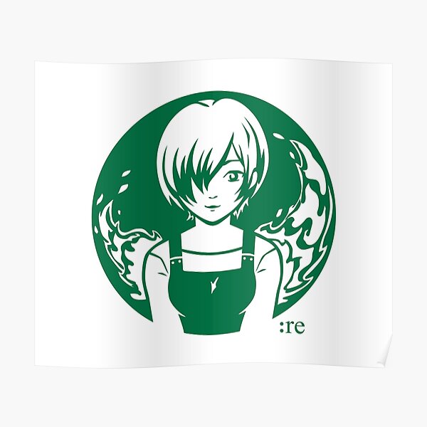 Café Re Logo - Tokyo Ghoul Re Starbucks Parody Poster