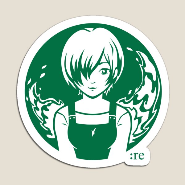 Café Re Logo - Tokyo Ghoul Re Starbucks Parody Magnet
