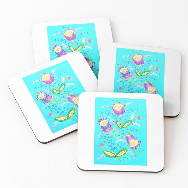 Item preview, Azure And Violet Flower Garden designed and sold by oksanarozmay.