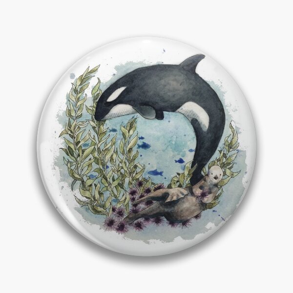 Item preview, Otters, Kelp, Orcas and Urchins designed and sold by maybe-ashley.