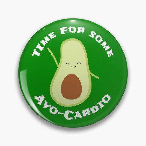 Item preview, Cool Avocado Working Out Time For Some Avo-Cardio  designed and sold by TheButtonCrew.