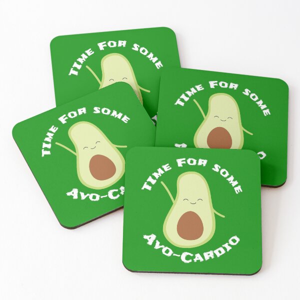 Item preview, Cool Avocado Working Out Time For Some Avo-Cardio  designed and sold by TheButtonCrew.