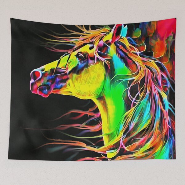 Item preview, horse painting designed and sold by MXanwar.