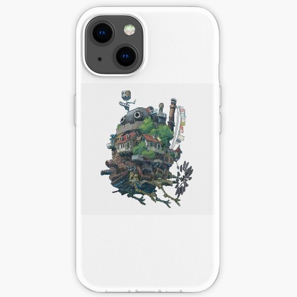 Howls Moving Castle. iPhone Soft Case