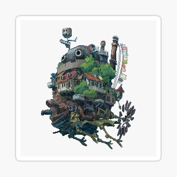 Howls Moving Castle. Sticker