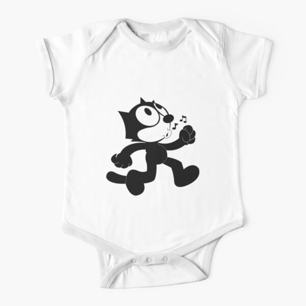Felix the cat Short Sleeve Baby One-Piece