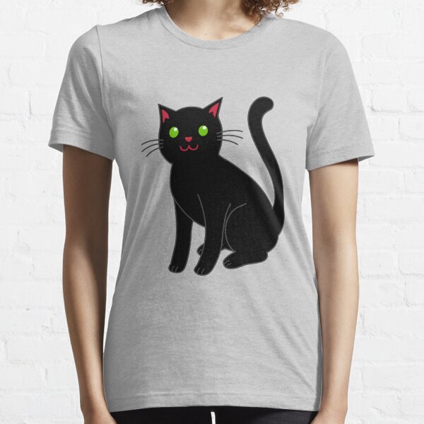 schwarze katze umriss geschenke merchandise redbubble