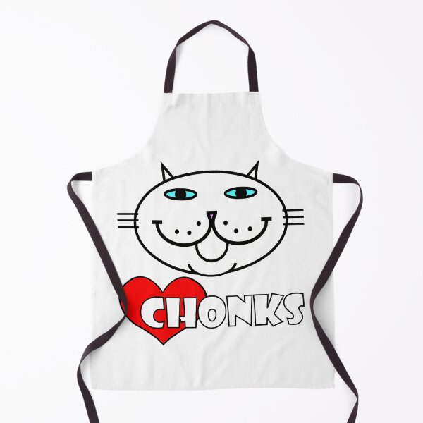 Item preview, HEART CHONKS - white cat designed and sold by RawSunArt.