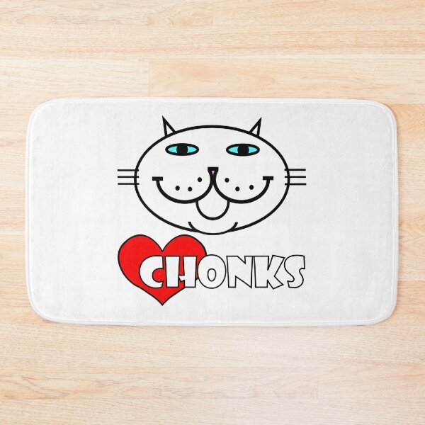 Item preview, HEART CHONKS - white cat designed and sold by RawSunArt.