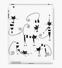 Amusing cats design set iPad Case/Skin