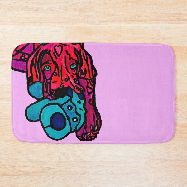 Item preview, Great Dane Rufus over Violet designed and sold by Amanda A. Anthony.