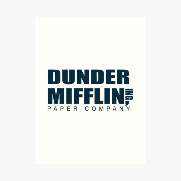 The Office  DUNDER MIFFLIN Poster by lydiaamr