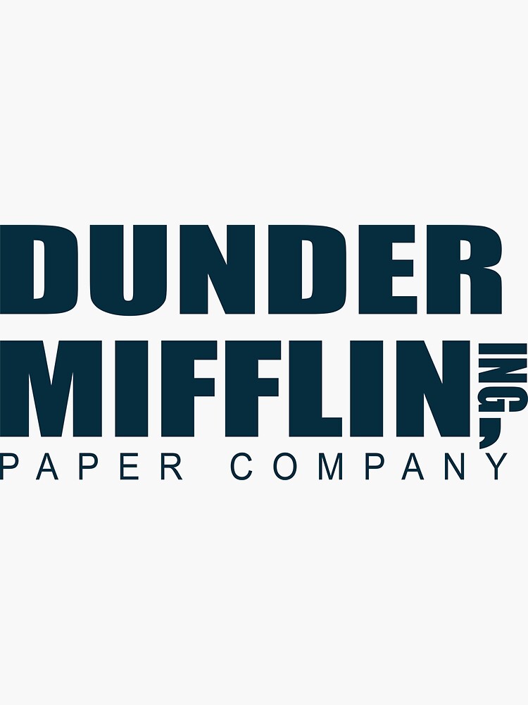 The Office  DUNDER MIFFLIN Poster by lydiaamr