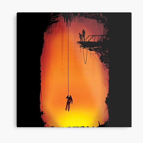 End Scene - Terminator T-Shirt Metal Print